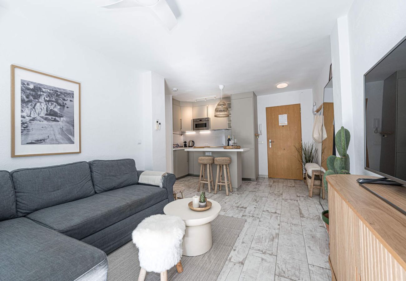 Interior del alojamiento Acapulco 302 con decoración moderna.