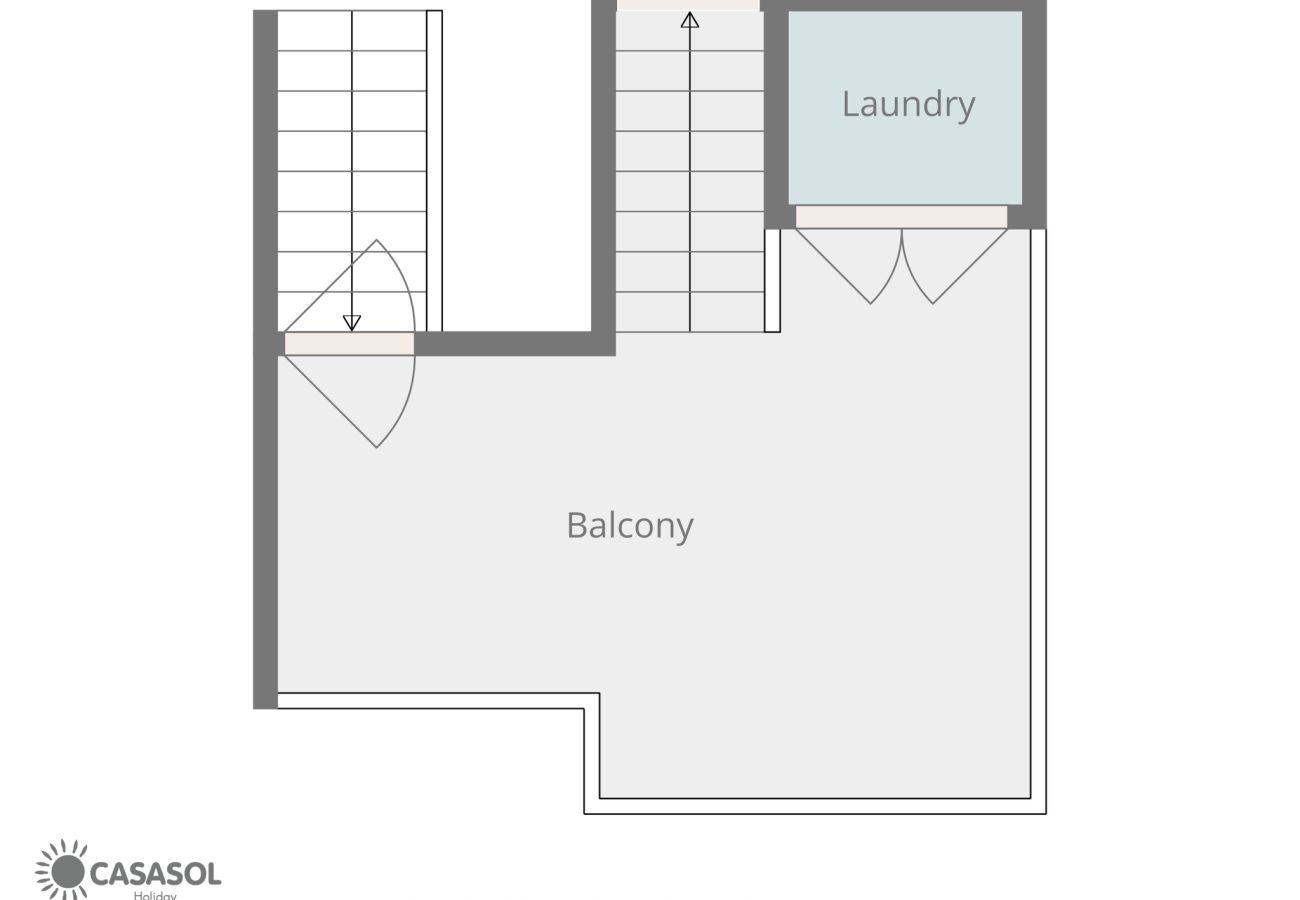 Casa adosada en Nerja - Casablanca 9: Dúplex con Terrazas en Varios Niveles, Vistas al Mar y Atardecer