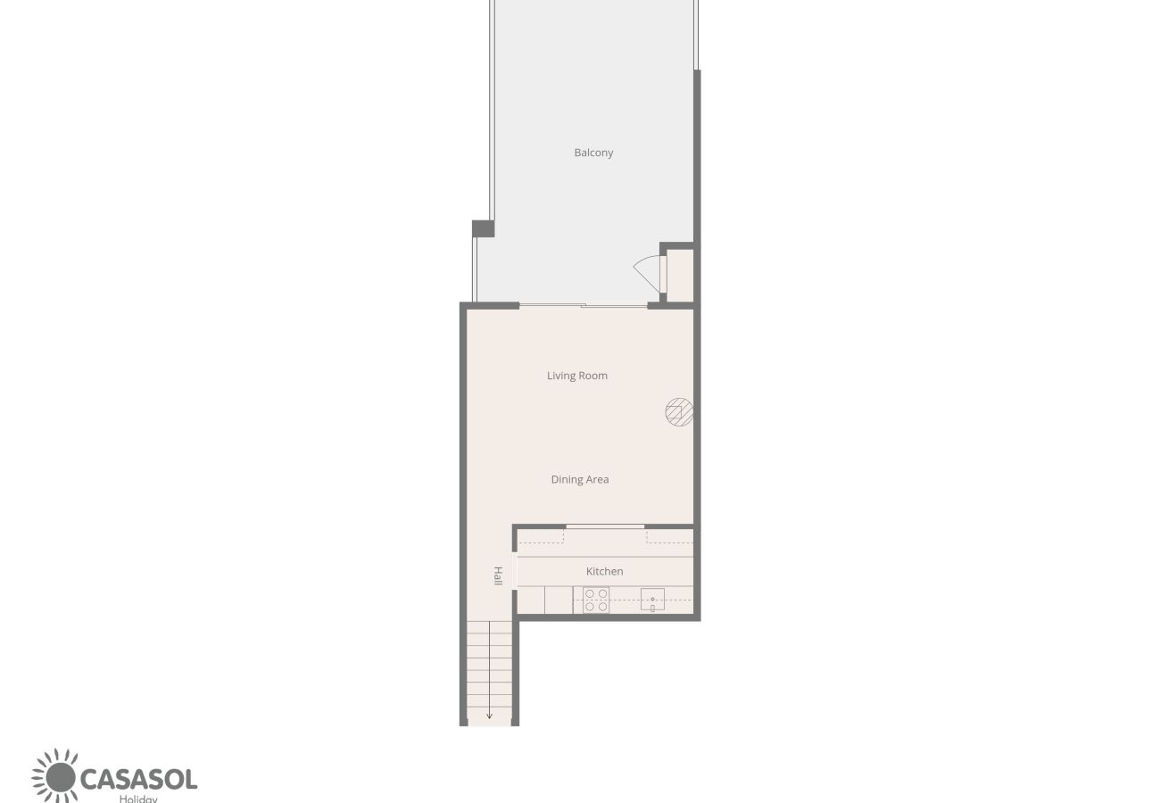 Casa adosada en Nerja - Casablanca 9: Dúplex con Terrazas en Varios Niveles, Vistas al Mar y Atardecer