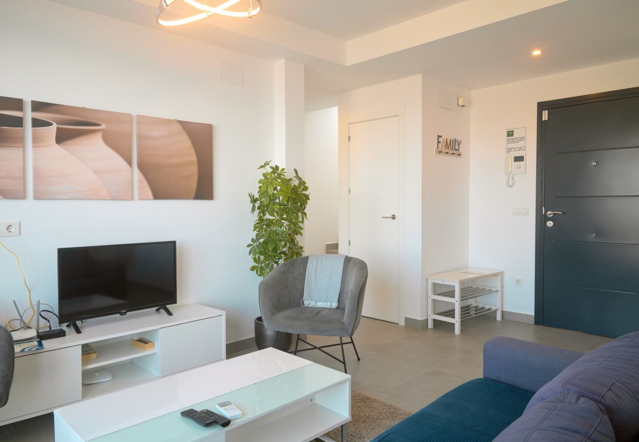 Apartamento en Nerja - Penthouse Balcón del Mar D4: 3 Terrazas y Piscina Climatizada