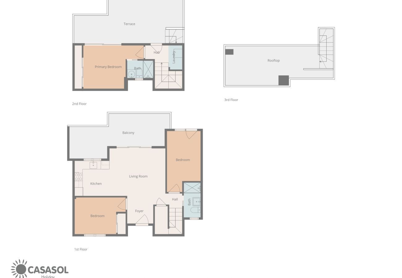 Apartamento en Nerja - Penthouse Balcon del Mar D4: 3 Terrazas y Piscina Climatizada en Nerja
